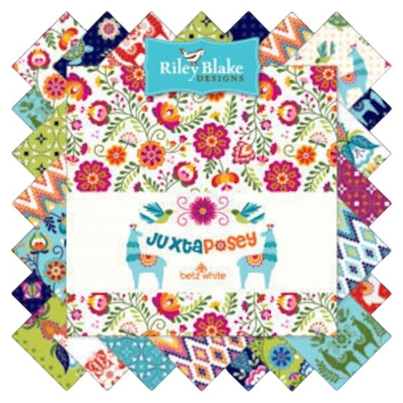 Juxtaposey Layer Cake by Betz White for Riley Blake Designs 10in - Picture 2 of 10